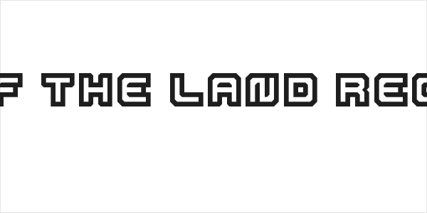 Lay Of The Land Regular Logo