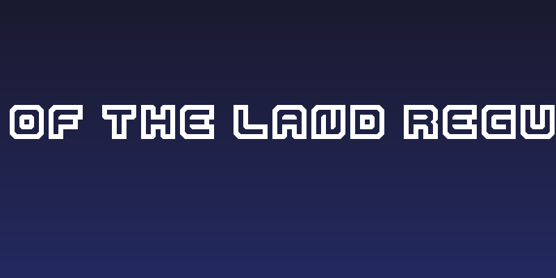 Lay Of The Land Regular Social Header
