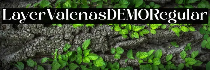 Layer Valenas DEMO Regular Example 1