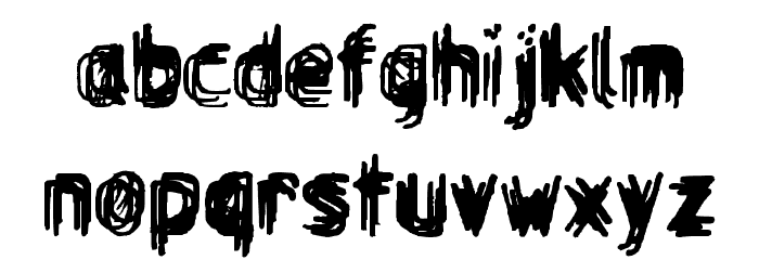 Layer Font LOWERCASE
