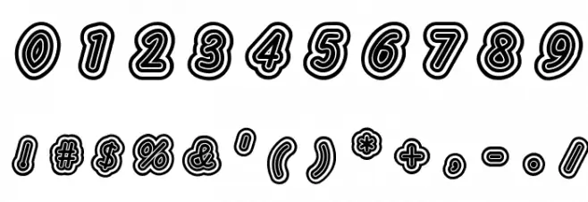 Layeradri Font OTHER CHARS