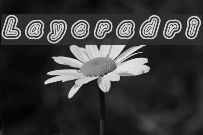Layeradri Font examples