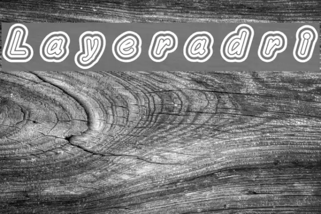 Layeradri Font examples