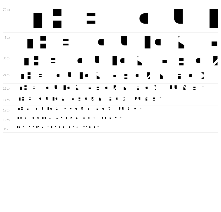 Layered Letters Light Layer Waterfall