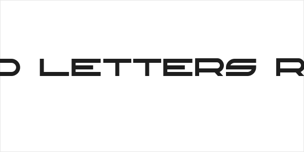 Layered Letters Regular Logo