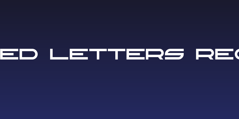 Layered Letters Regular Social Header