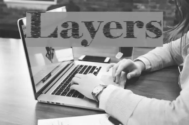 Layers Font examples