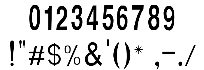 LaylaBasicArabic Font OTHER CHARS