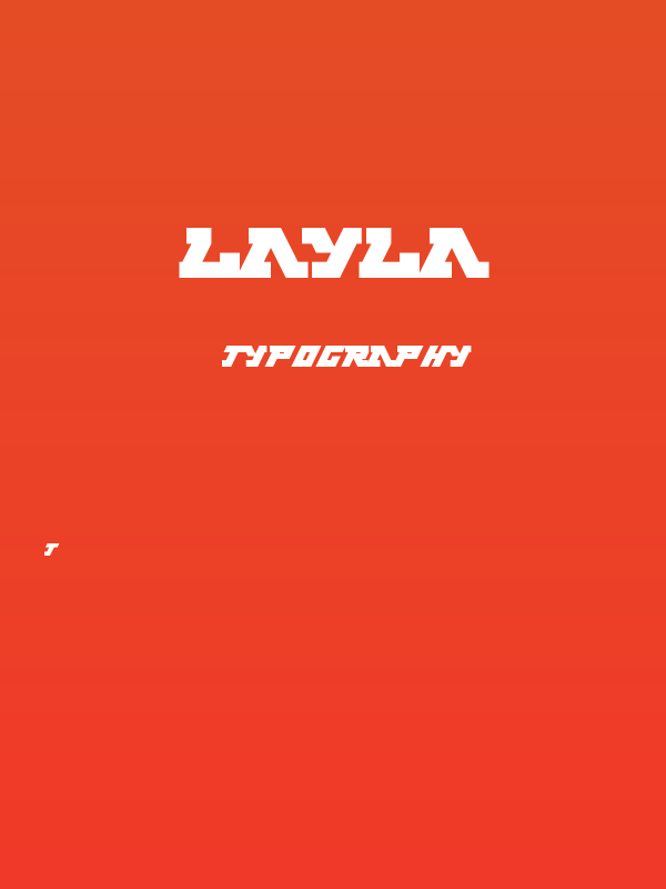 Layla Poster