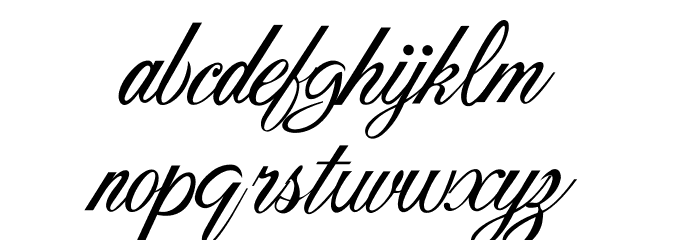 Laylantia Font LOWERCASE