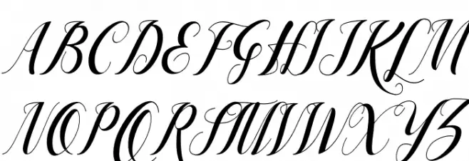 Laylarita Italic Schriftart Groß