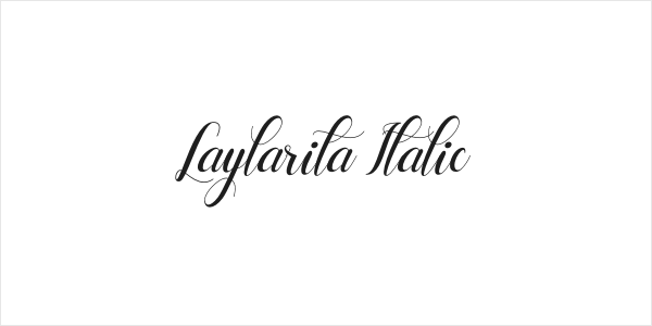 Laylarita Italic Logo