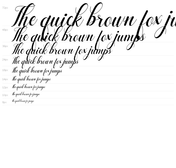 Laylarita Italic Waterfall