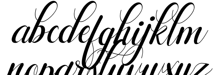 Laylarita Italic Font LOWERCASE