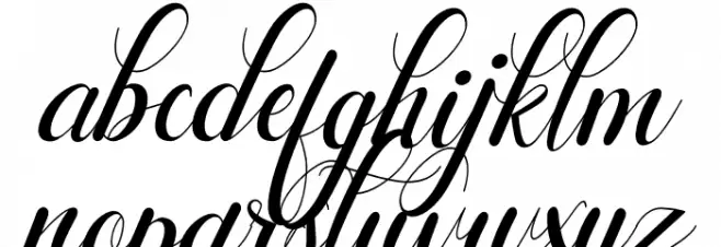 Laylarita Italic Fuentes MINÚSCULAS