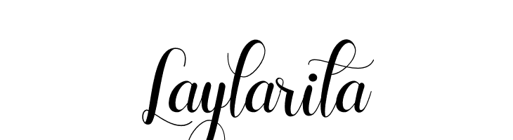 Laylarita  font caratteri gratis