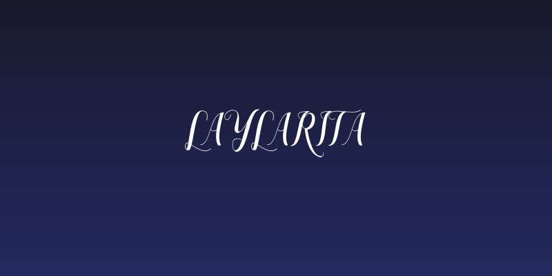 Laylarita Social Header
