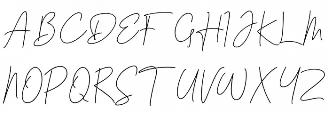 Laylin 字体 大写