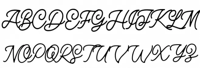 Layttona Regular フォント 大文字