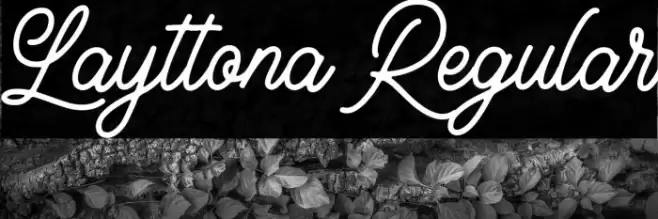 Layttona Regular Font examples