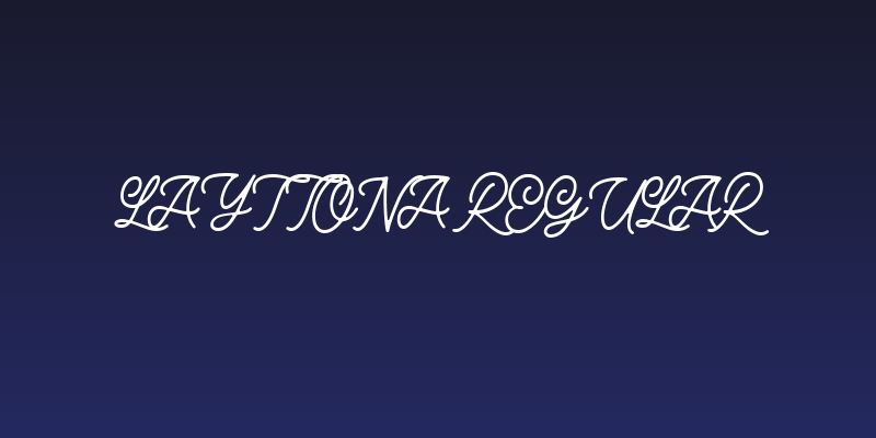 Layttona Regular Social Header