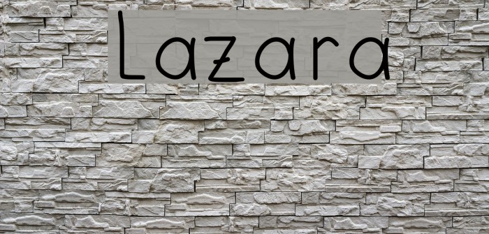 Lazara Font examples