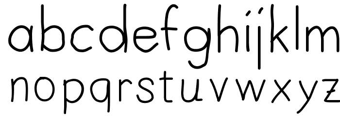 Lazara Font LOWERCASE