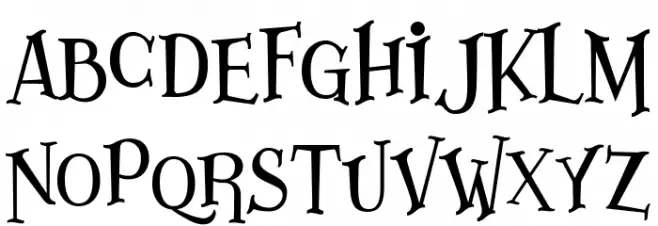 Lazarrous फ़ॉन्ट लोअरकेस