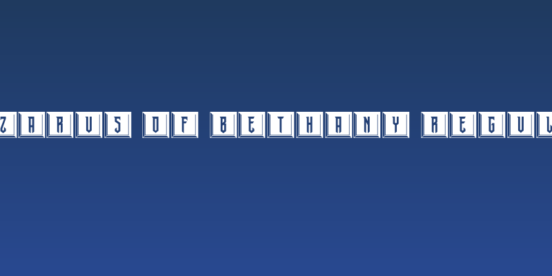 Lazarus Of Bethany Regular Social Header