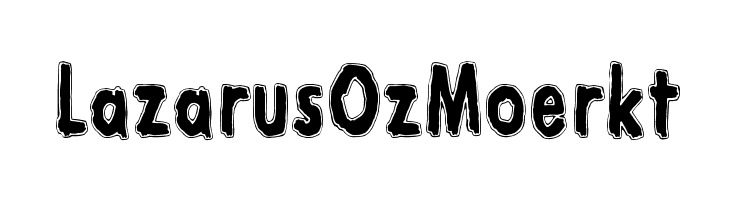 Lazarus Oz Moerkt  Free Fonts Download
