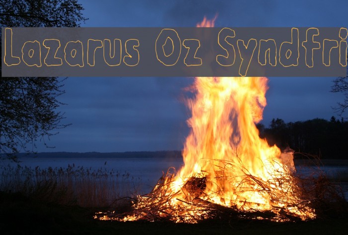 Lazarus Oz Syndfri Font examples