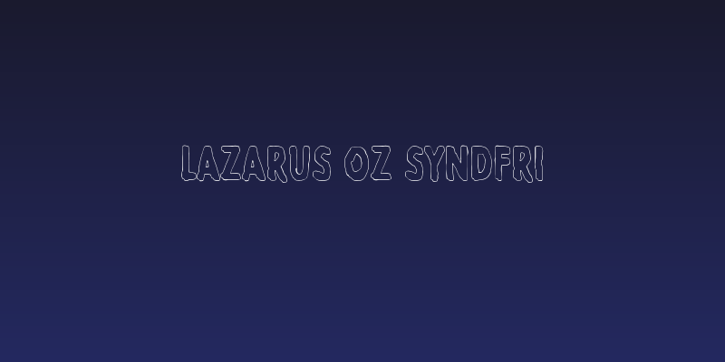 Lazarus Oz Syndfri Social Header