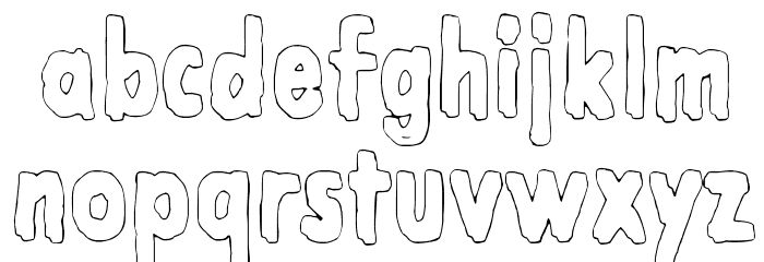 Lazarus Oz Syndfri Font LOWERCASE