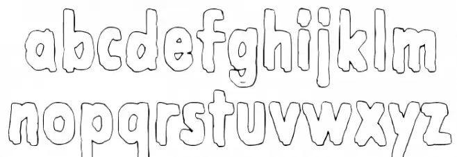 Lazarus Oz Syndfri 字体 小写