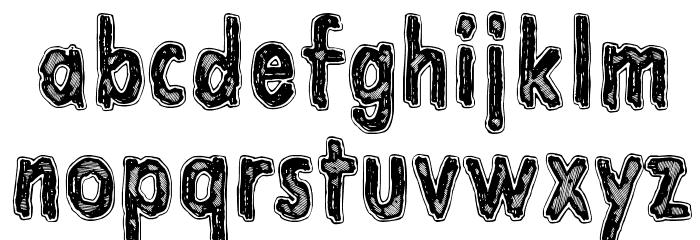 Lazarus Oz Font LOWERCASE