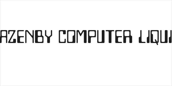 Lazenby Computer Liquid Logo