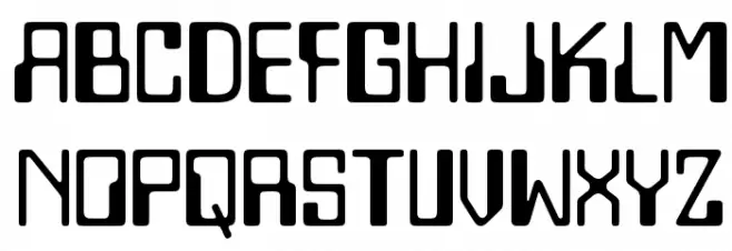 Lazenby Computer Liquid Schriftart Kleinbuchstaben
