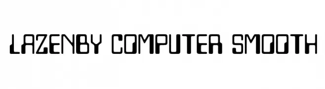 Lazenby Computer Smooth  Скачать бесплатные шрифты