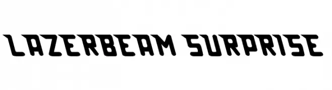 Lazerbeam surprise  フリーフォントのダウンロード