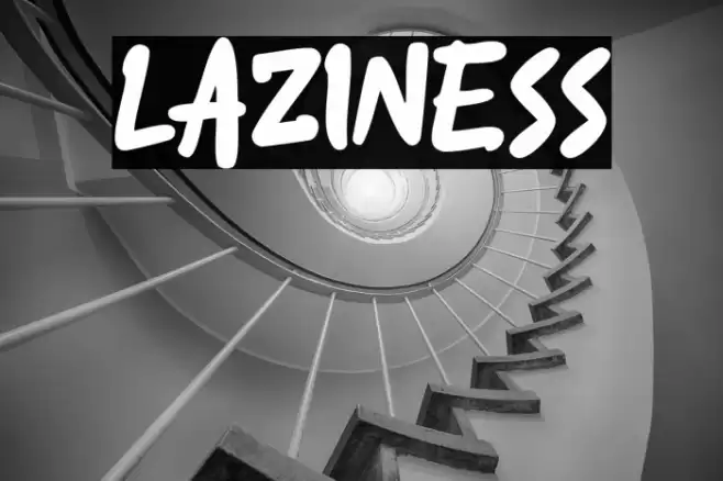 Laziness 字体 examples