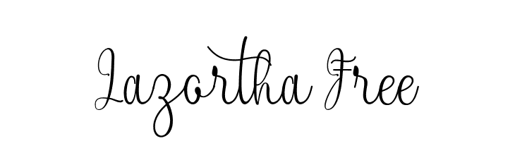 Lazortha Free  Frei Schriftart Herunterladen