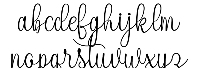 Lazortha Free Font LOWERCASE