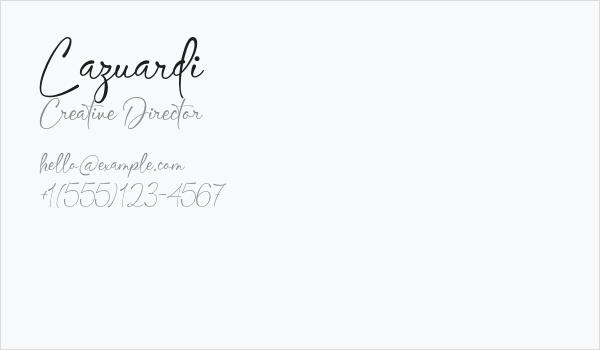 Lazuardi Business Card
