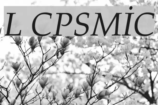 Lazuri COSMIC Font examples