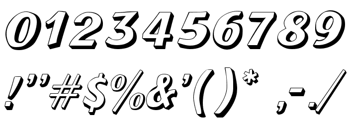 Lazuri UTOPIC Font OTHER CHARS