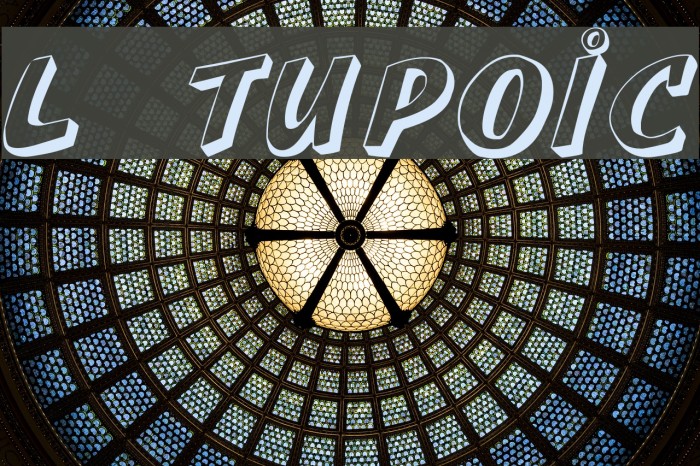 Lazuri UTOPIC Font examples