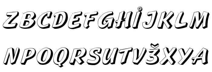 Lazuri UTOPIC Font LOWERCASE