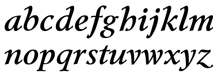 Lazurski Bold Italic Font LOWERCASE