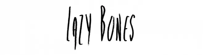 Lazy Bones  تنزيل الخطوط