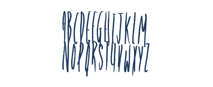 Lazy Bones Uppercase